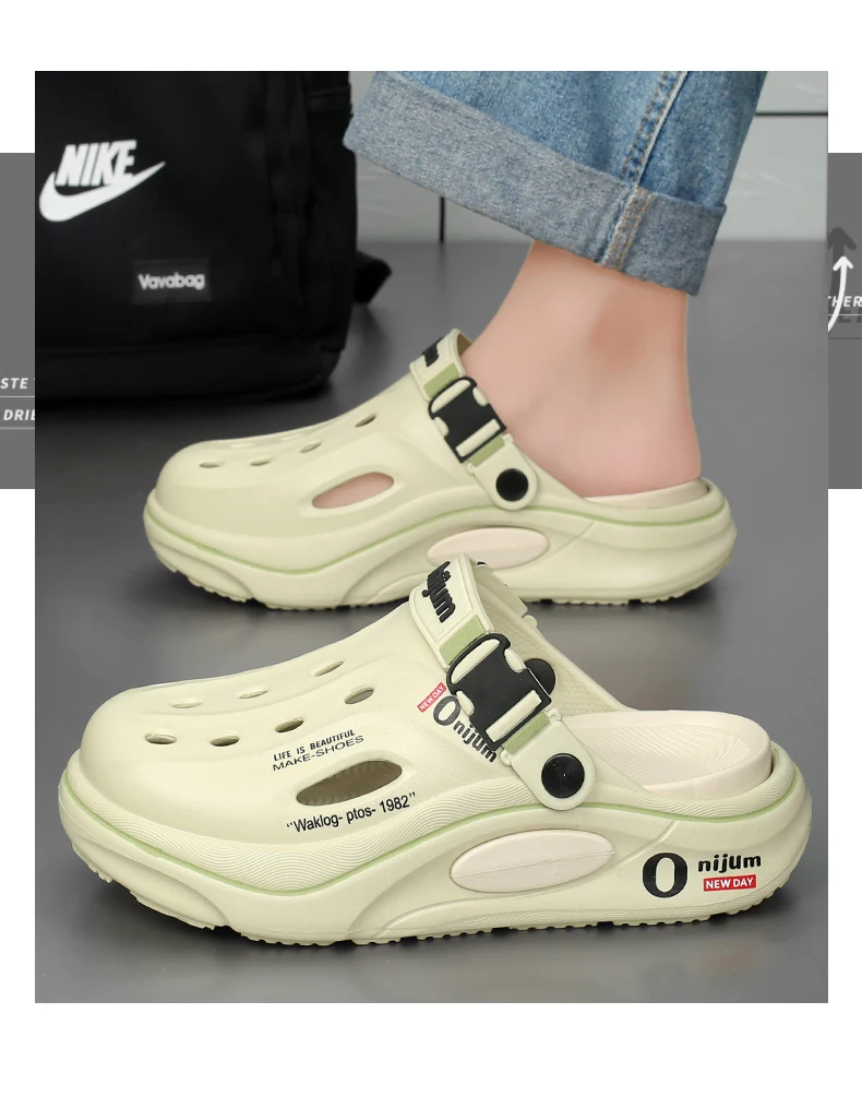 Pantuflas para Hombre, Nuevas, Ligeras de EVA, Alta Calidad, Cómodas, Suaves, para Baño, Interior, Dormitorio, Sandalias de Lujo para Mujer, Diseño Casual de Marca