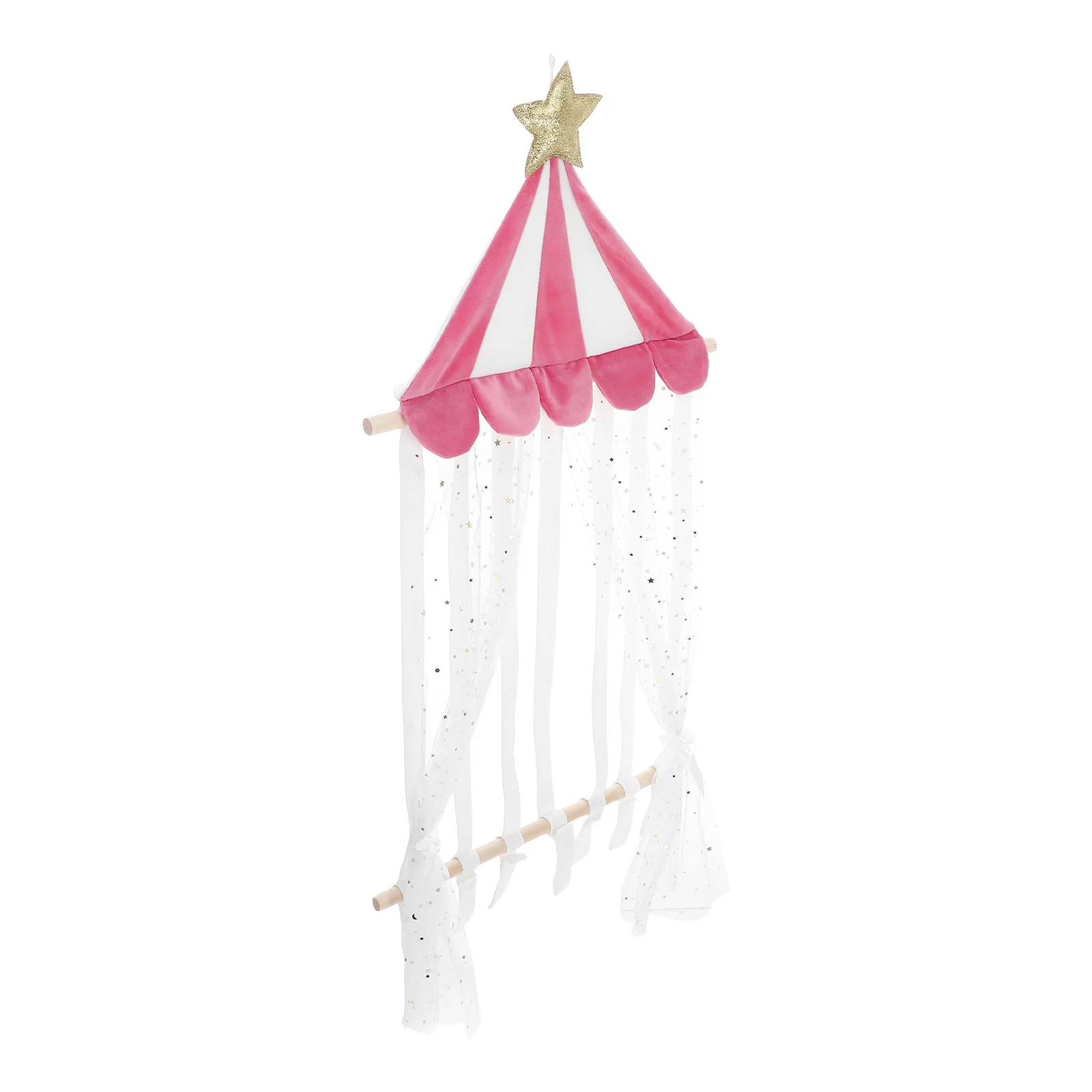 

Держатель для повязки на голову, органайзер для хранения детской повязки на голову, розовый настенный держатель для аксессуаров для волос для комнаты для маленьких девочек