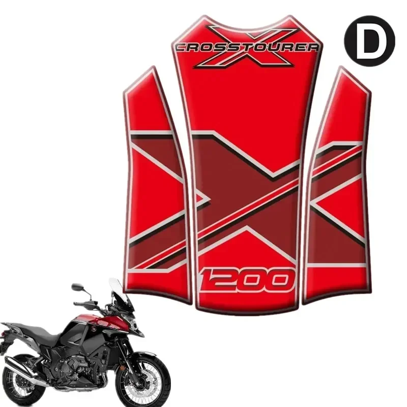 For HONDA VFR1200X VFR 1200X 1200 2012-2014 CROSSTOURER X Motorcycle Fuel Tank Protector 3D Gel Sticker Decal -4 Accessories