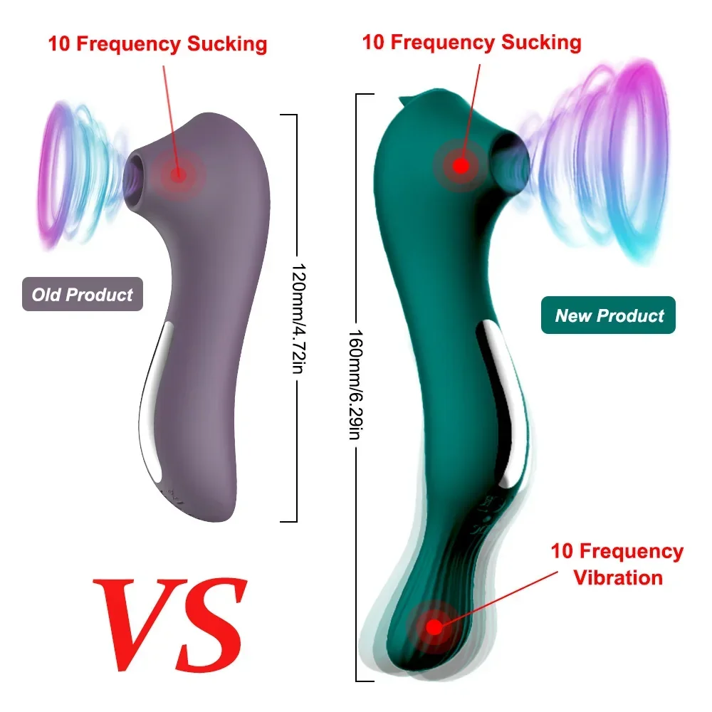 Potente vibratore succhiante stimolatore del clitoride del punto G femminile massaggiatore del glande della Vagina aspirazione del vuoto