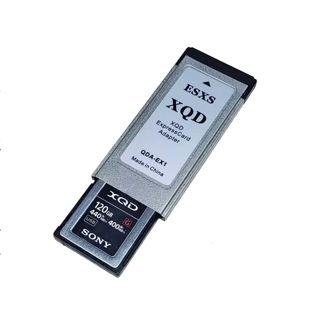 Original XQD Card adapter QDA-EX1 4K Card Adapter XQD to ESXS Card Holder For SONY Z280 EX280 X280 4K Memory Card Cameras