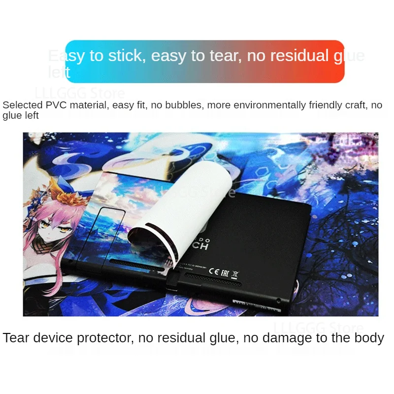 Pokemon Pikachu Switch Cartoon Anime Skin Sticker Nintendo Switch Protective Shell Skin NS Cute Film Decoration Game Console New