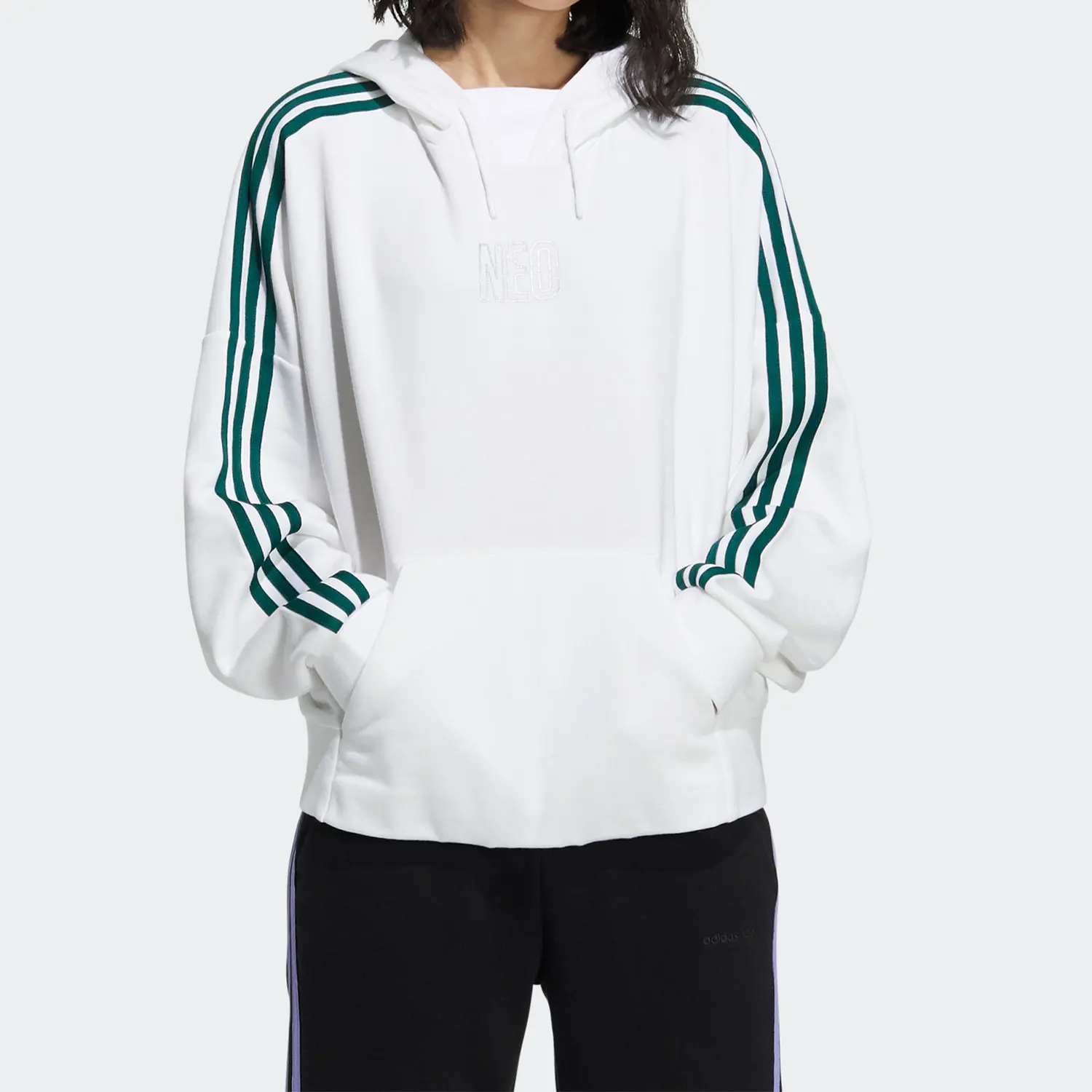 

Оригинальная женская повседневная спортивная толстовка с капюшоном Adidas NEO из новой весенней коллекции GS2599