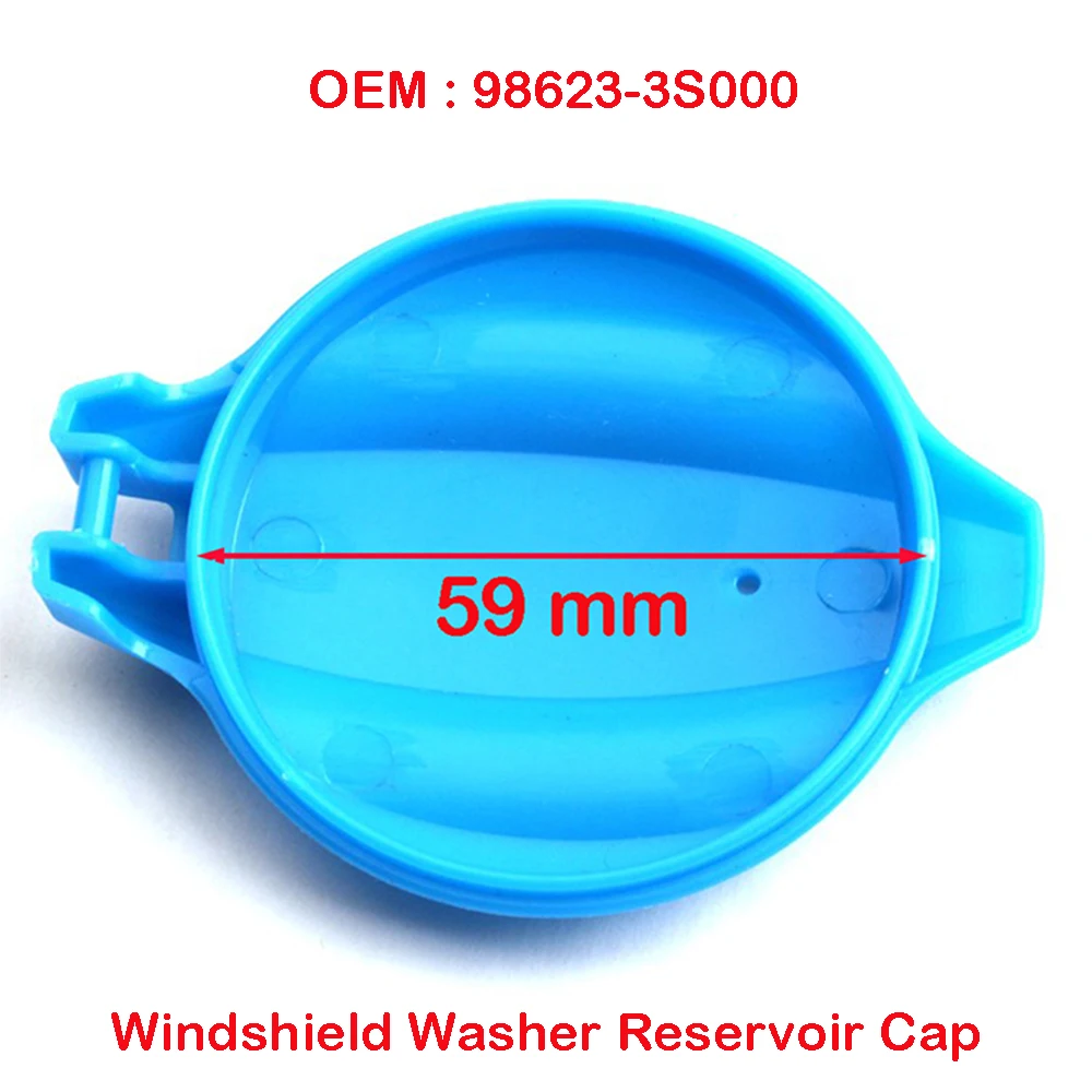 986233S000 Car Accessories Fits for Hyundai Sonata Hybrid 2009-2021 Front Windshield Wiper Washer Fluid Reservoir Tank Cap