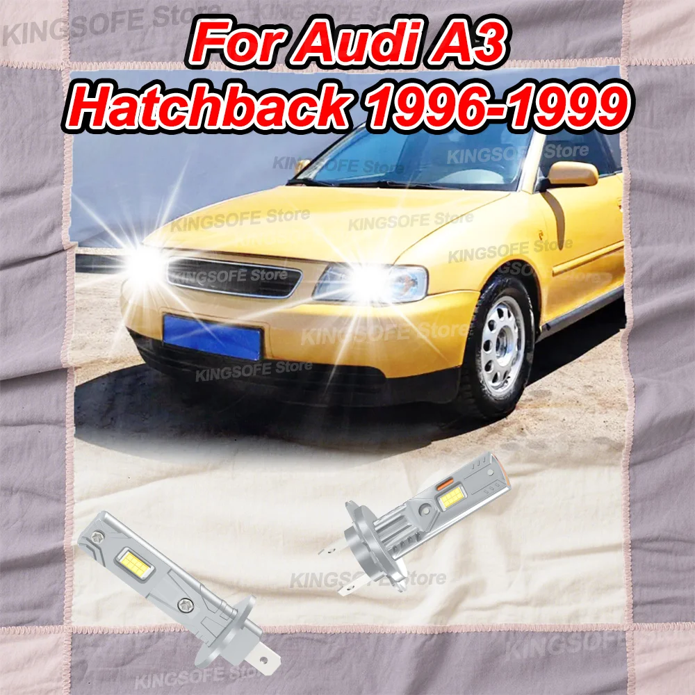

2/4Pcs Led Lights 30000LM Headlight Bulb 6000K Lamp For Audi A3 Hatchback 1996 1997 1998 1999