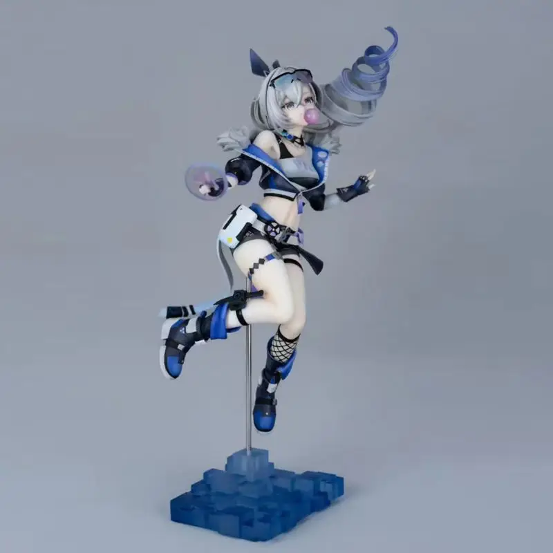 Honkai: Star Rail Figure Silver Wolf Anime Figure Blow Bubbles Silver Wolf Figurine Model Statue Doll Collection Game Toys Gifts