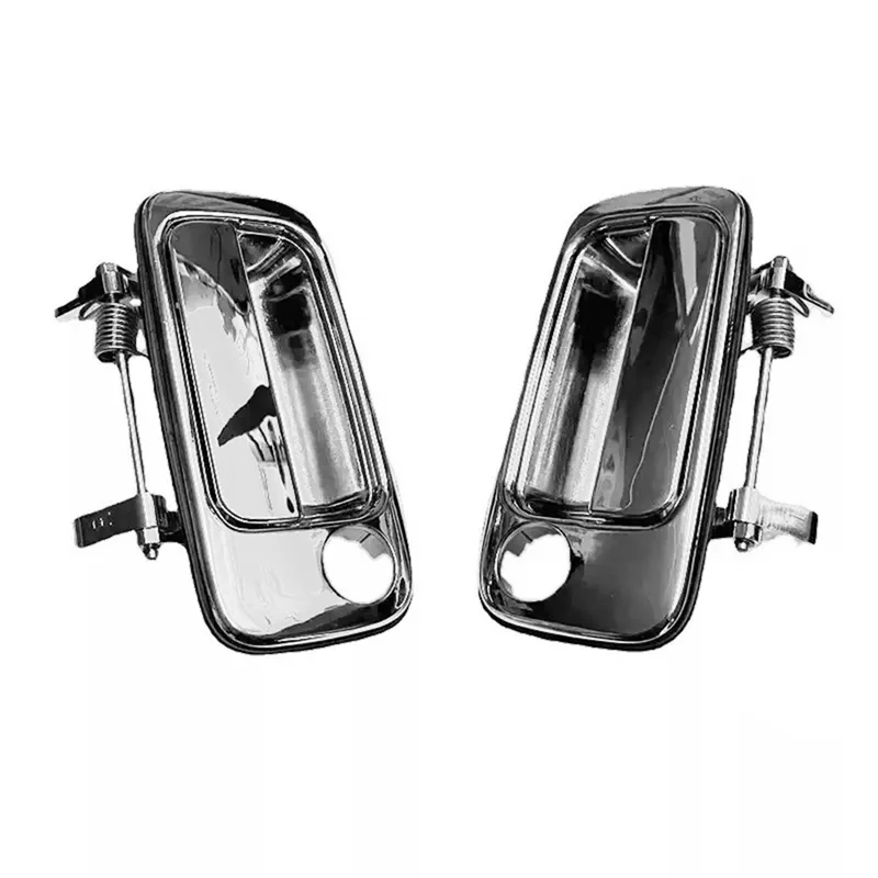 

AASS-1Pair Exterior Door Handle For Toyota Land Cruiser 80 LC80 1991-1997 69210-60010 69220-60010 Outside Door Chrome Pull