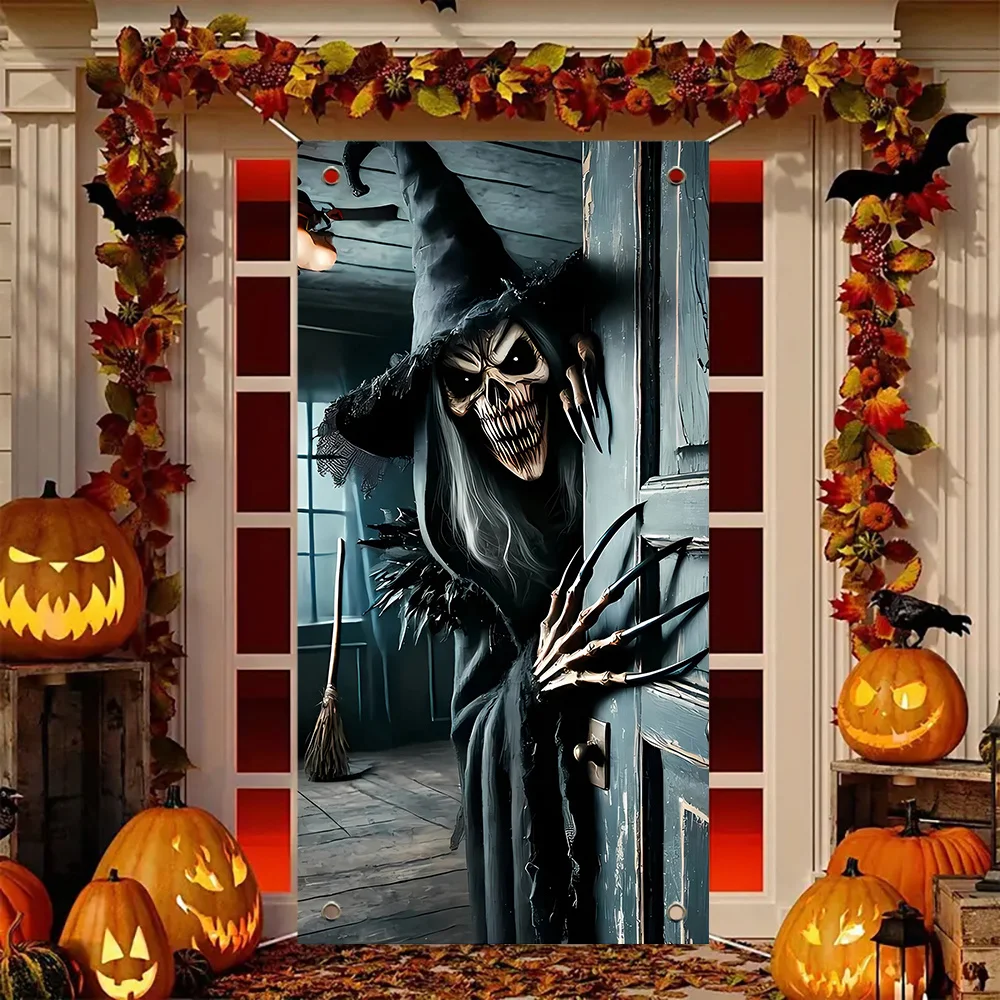 Terrifying Skeleton Door Decor 4
