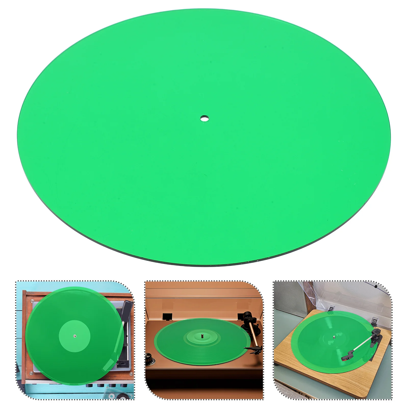 

Premium Turntable Slipmat Acrylic Vinyl Record Mat with Vibration Dampening Anti-Static Protection for Smooth Playback Turntable