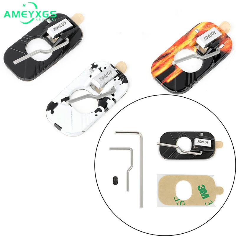 

Archery Recurve Bow Arrow Rest with Magnetism Left/Right Hand Plastic 3M Self-adhesive for Shooting Hunting Sport Accessories