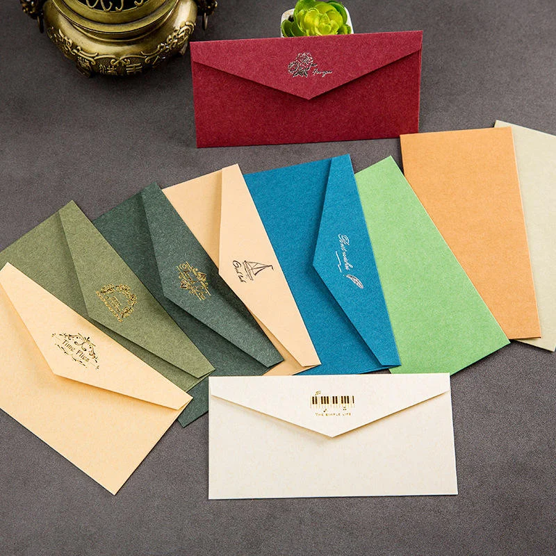 

Custom Logo High-quality Thick Paper Envelopes with Logo Customization for Luxury Thank-you Letters and Wedding Invitations