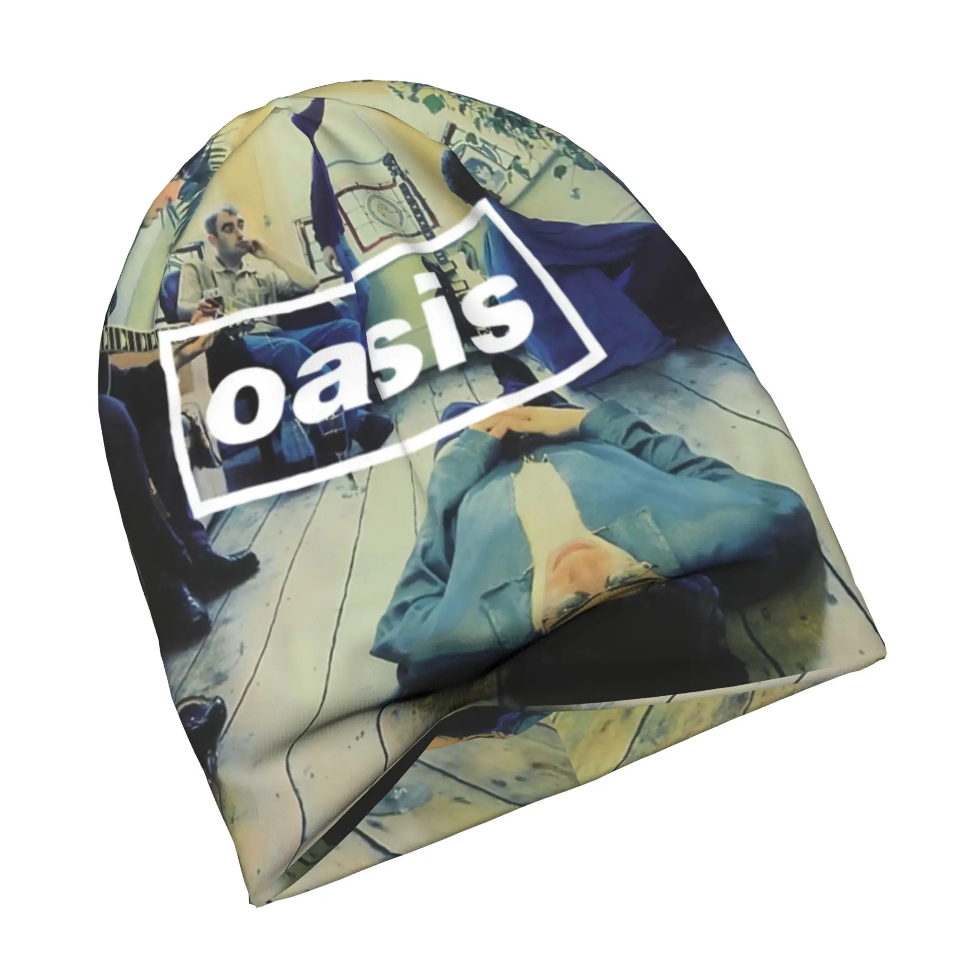 British Music Definitely Maybe O-Oasis Beanie Cap Unisex Warm Bonnet Homme Knitting Hats Fashion Ski Skullies Beanies Caps For