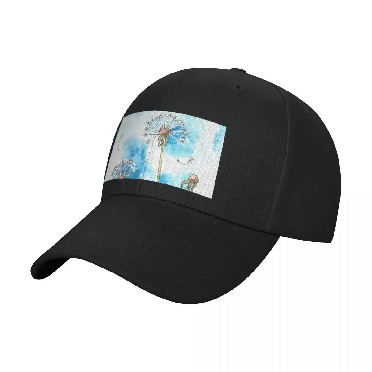 

Dandelion Clocks Baseball Cap Big Size Hat Rave custom caps golf hat genuine Woman Men's