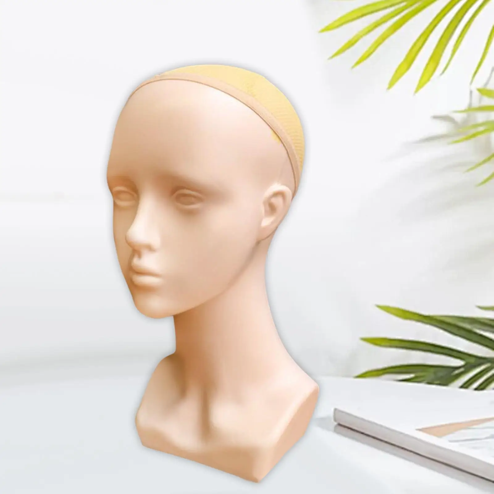 Manikin Head Stand Female Bald Mannequin Head for Necklace Design Display Wigs Hair stand Salon Makeup rack