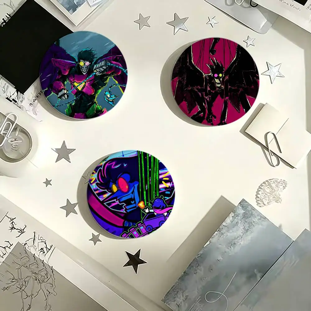 

Game D-Deltarune Spamton Brooches Cartoon Badge Pins Backpack Hat Accessories Friend Gift