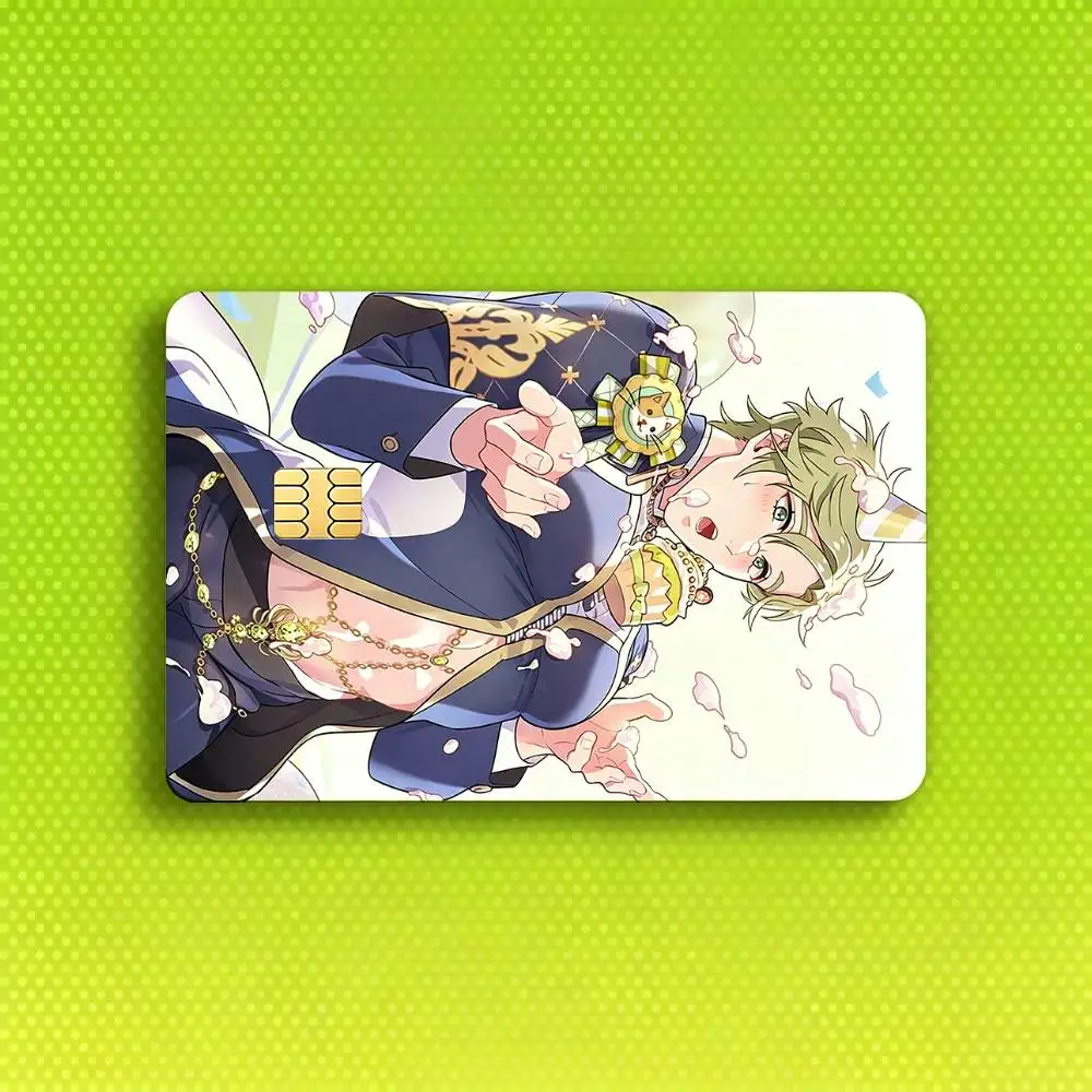 O-Olivine Nu Carnival  4pcs 1Set Laser Holographic Sticker Skin Cover for Credit Bank Debit Card