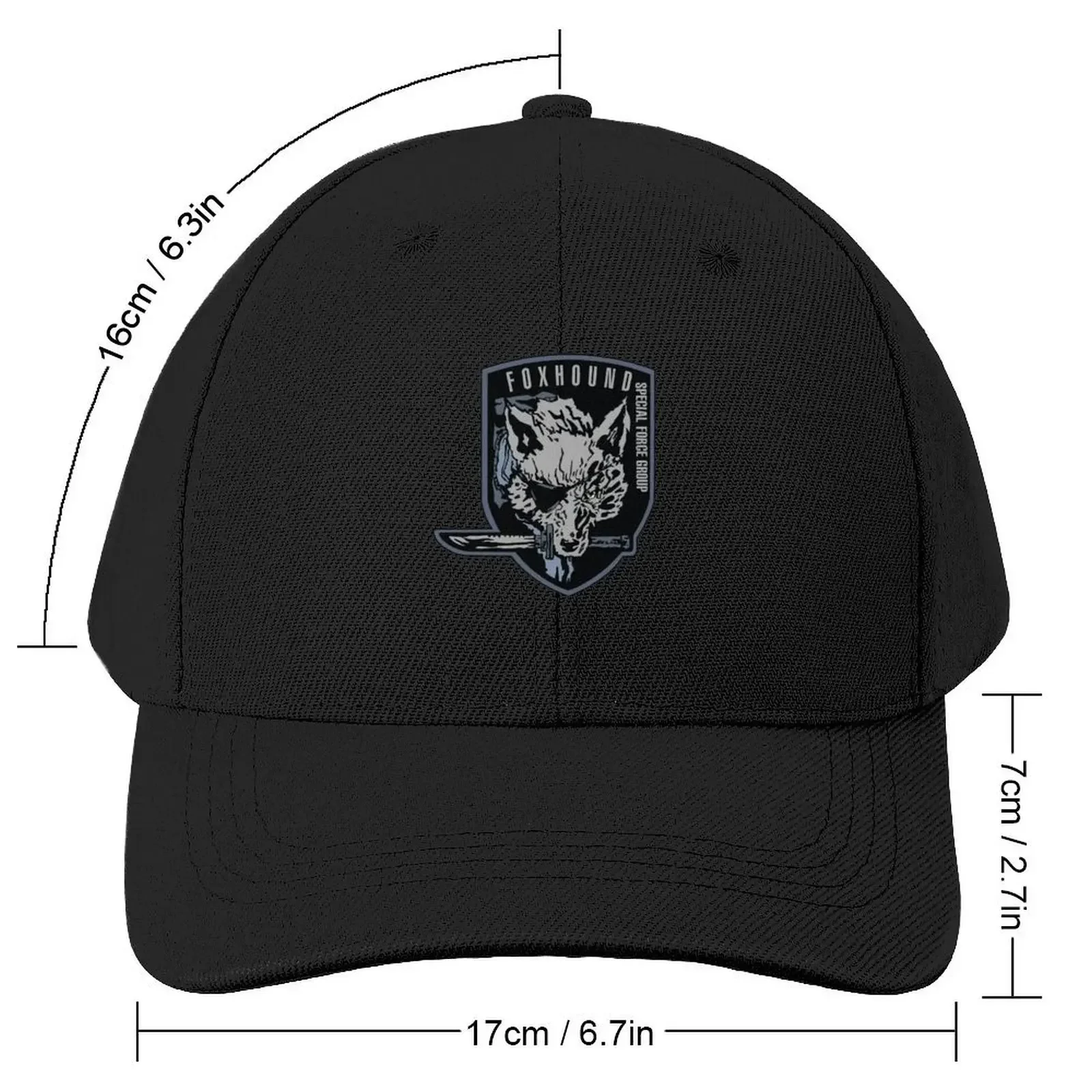 Metal Gear Solid FOXHOUND Baseball Cap Military Tactical Cap Fishing cap Anime Thermal Visor Women's Hats For The Sun Men's