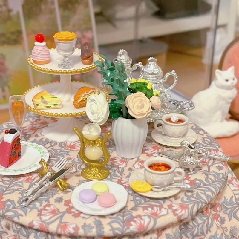 Boîte d'ornement de gâteau Miniature, histoire mon secrète du thé de l'après-midi, Collection de jeu comestible, boîte aveugle de Figurine authentique, en Stock