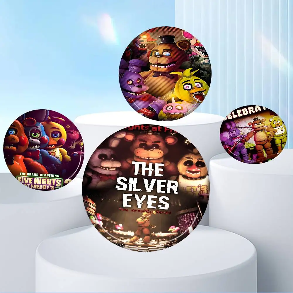 fnaf-five-nights-at-freddys-brooches-anime-badge-round-handmade-brooch-lapel-pins-jewelry-for-backpack-clothes-gifts
