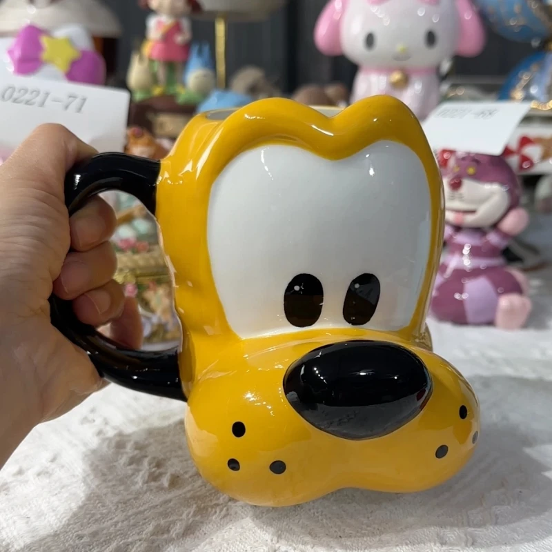 

11.5cm Practical Desktop Ornament Pluto Water Cup Three-dimensional Modeling Large Capacity Cartoon Mug Decoration Coffee Cup