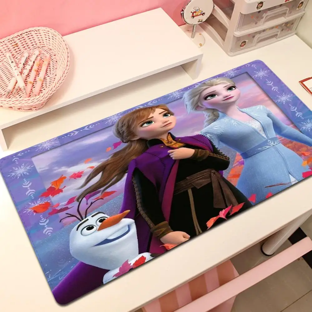 Disney Frozen Aisha Princess Mousepad Beautiful large gaming mousepad L XL XXL gamer mouse pad Size for Game Keyboard Pad for Ga