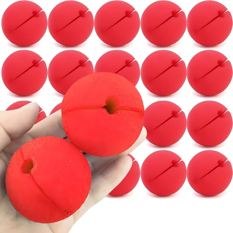 Red Ball Soft Foam Clown Nose Halloween Party Role Play Adult Cute Circus Prop Festival Makeup Clown Performance Decoration