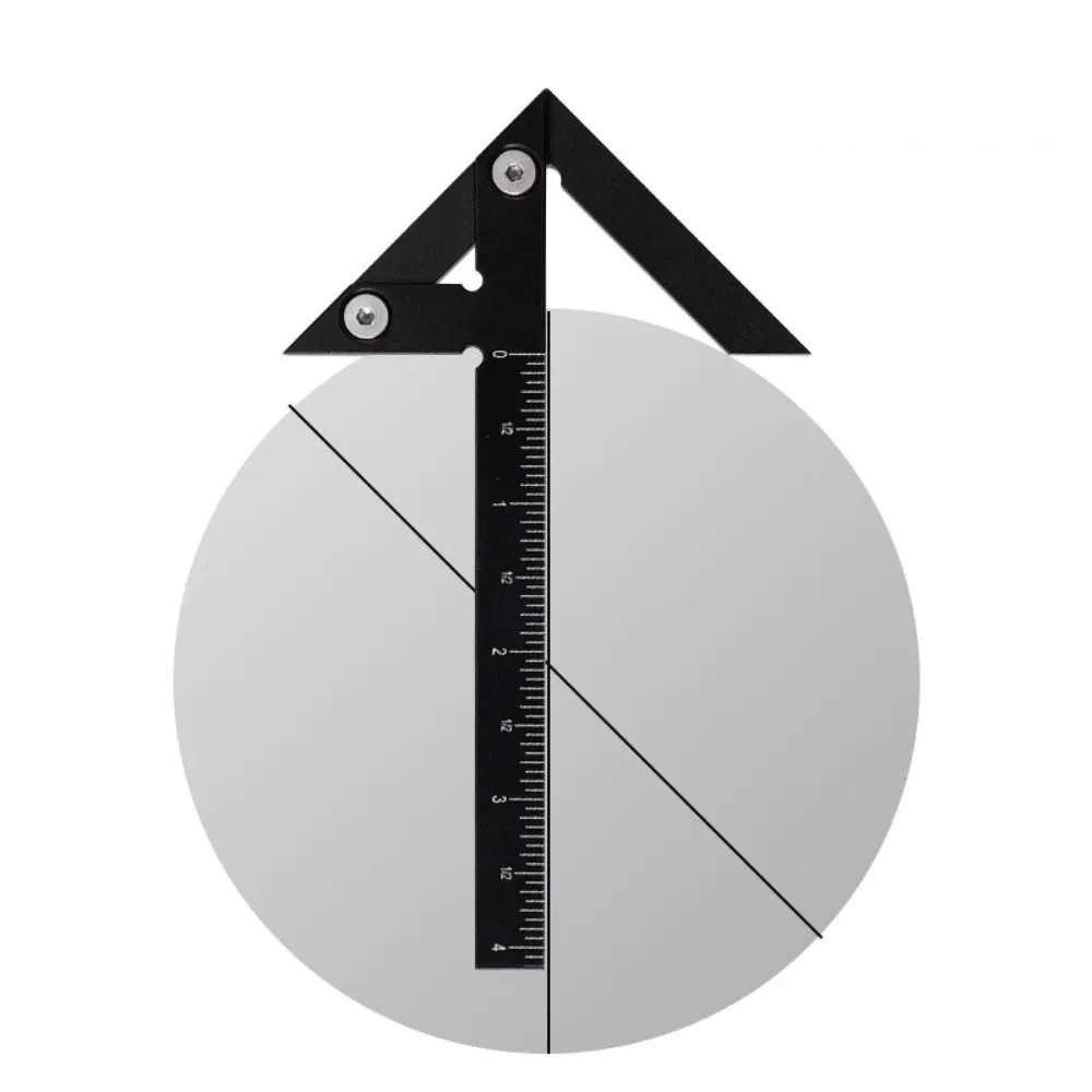 

Угломер из алюминиевого сплава для разметки 45/90 градусов, прецизионный, с измерением в дюймах, треугольный, для прямых углов