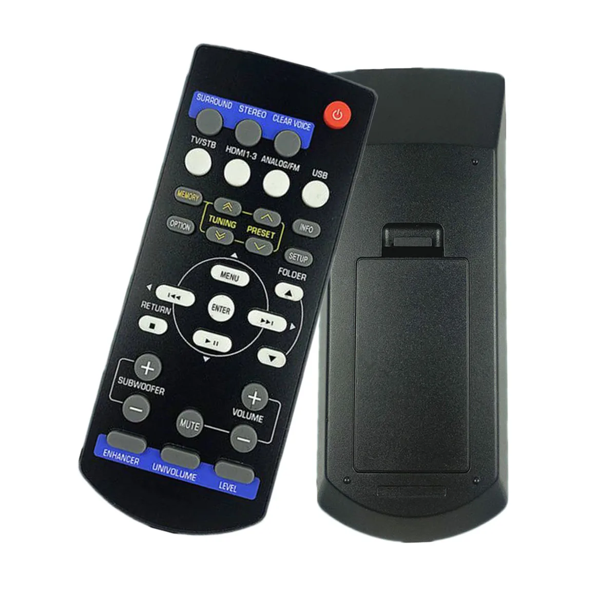 New Remote Control For Yamaha SR-301 NS-BR301 YHT-S401 YHT-S401BL YHTS401 YHTS401BL Home Theater Speaker