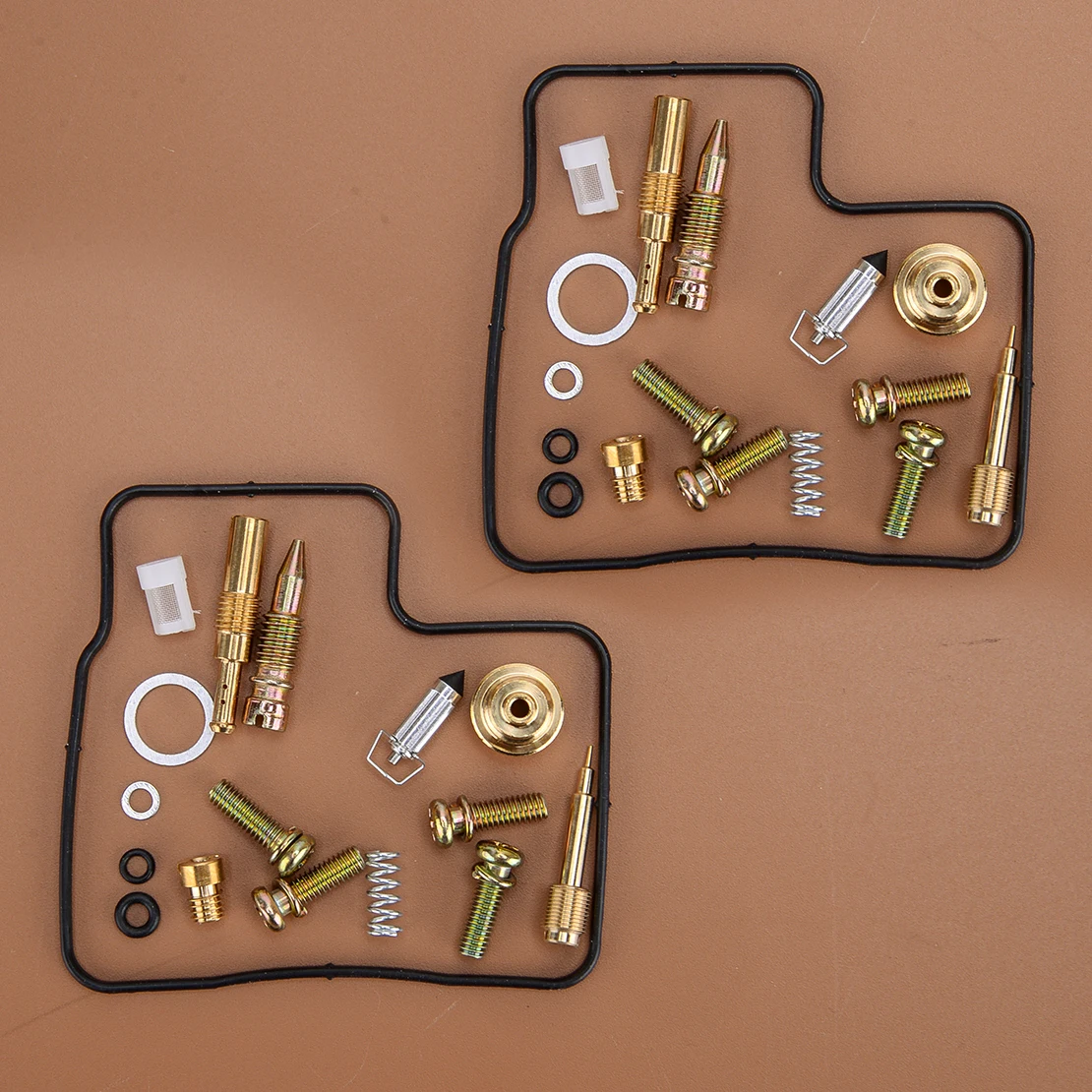 2 Sets Motorbike Carburetor Repair Kit Air Screw Fit for Honda NT650 Hawk GT650 1988 1989 1990 1991 New