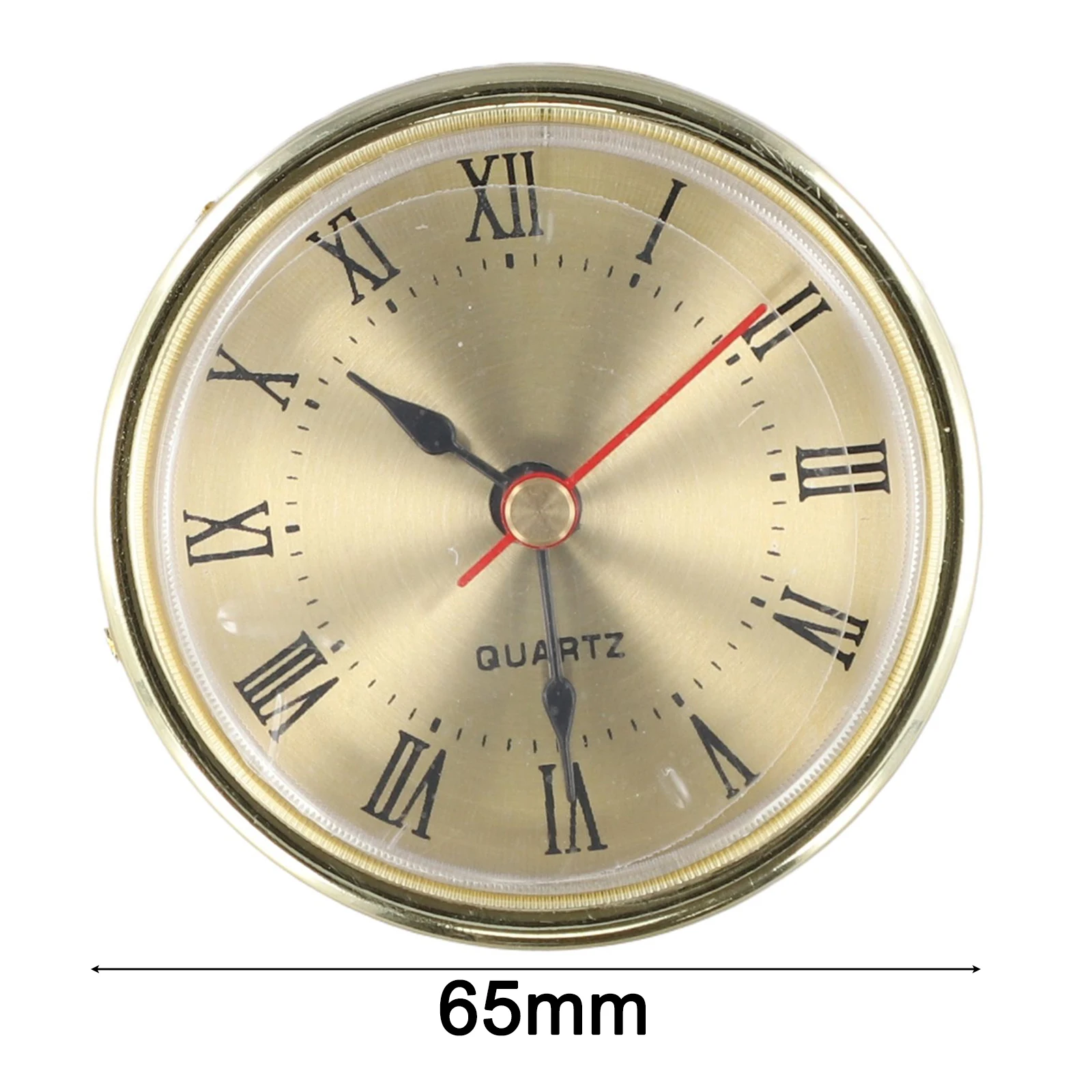 Movement Insert Quartz Clock Inserts Replacement Simple Clock Accessories 65MM Inlaid Handicraft Clock Retro New