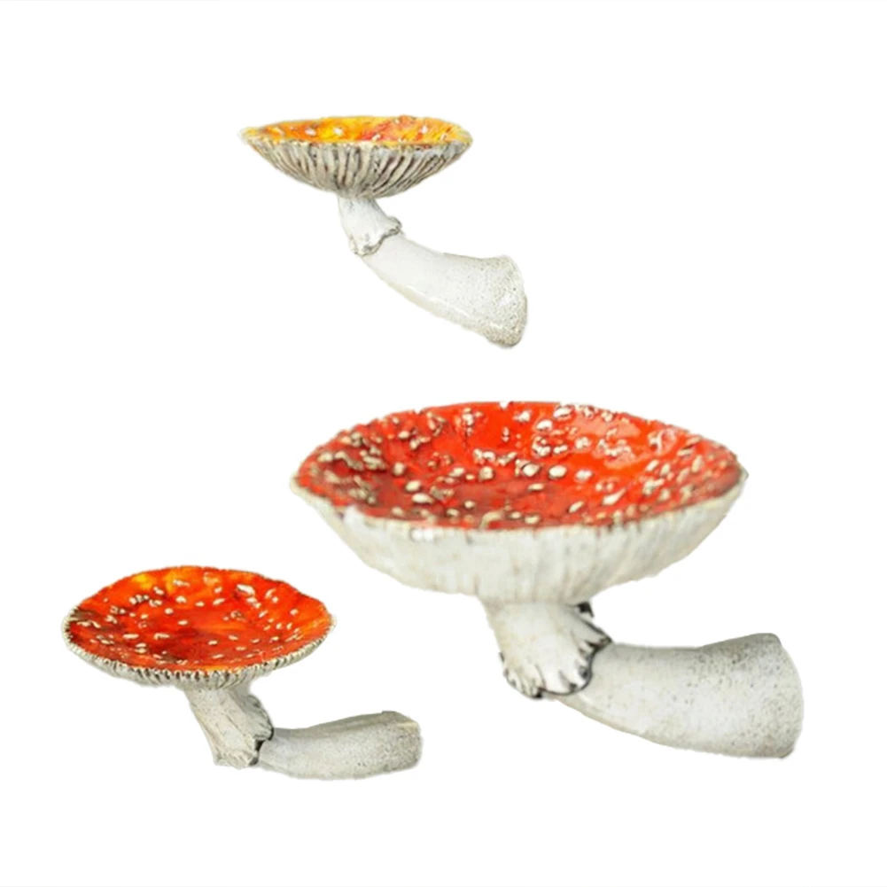 

3PCS Mushroom Hanging Shelf Wall Floating Shelf Hanging Decor Shelves for Bedroom, Living Room, Bathroom and More