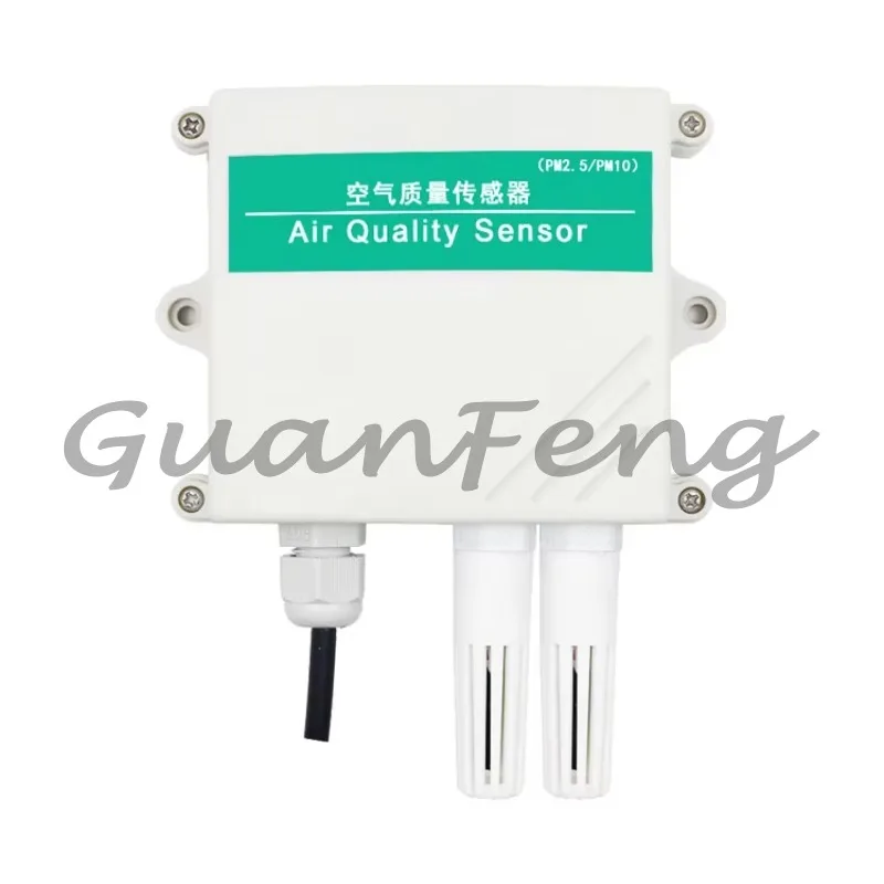 Multi-signal Output Air Quality Dust Sensor, PM2.5 PM10 Tester with 0-5V 0-10V 4-20mA RS485 Interface