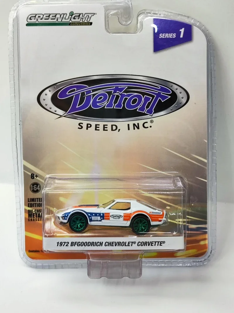 

1:64 1972 BFGOODRICH CHEVROLET CORVETTE High Simulation Diecast Car Metal Alloy Model Car kids toys collection gifts W889