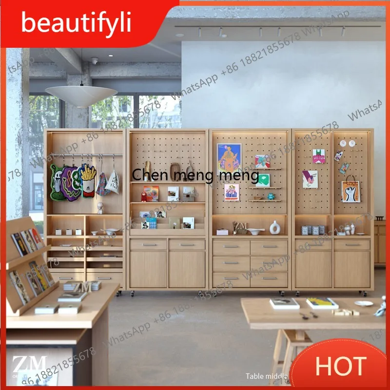 D80 Standing Cabinet Outdoor Camping Supplies Bookstore Wall Cabinet Travel Products Display Cabinet Product Display Rack