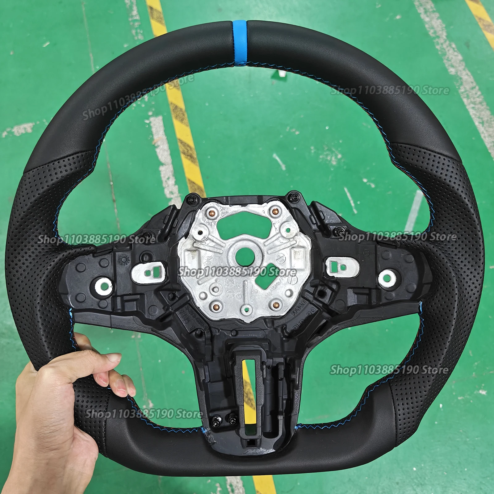 Full Leather Steeri…