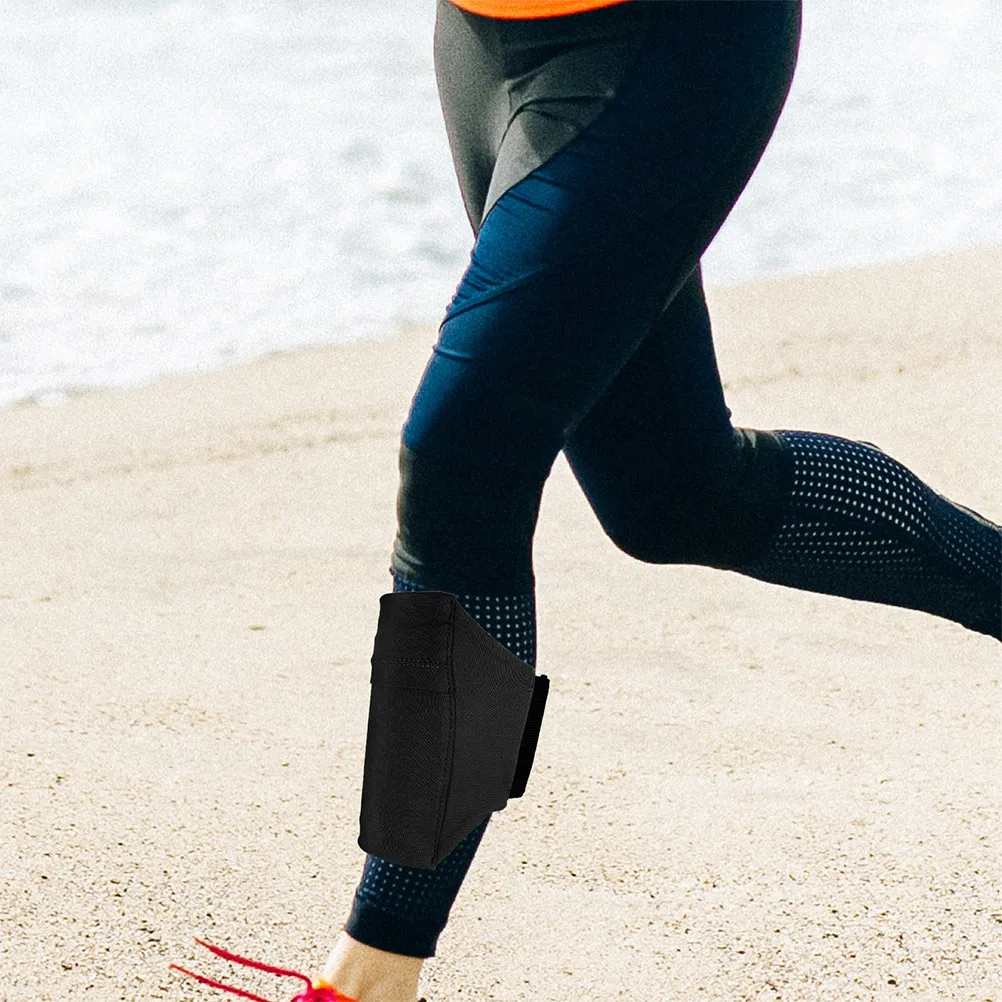 

2Pcs Running Leg Phone Case Adjustable Leg Band Non Slip Pocket Holder Card Wallet Phone Storage Bag for Fitness Jogging Hiking