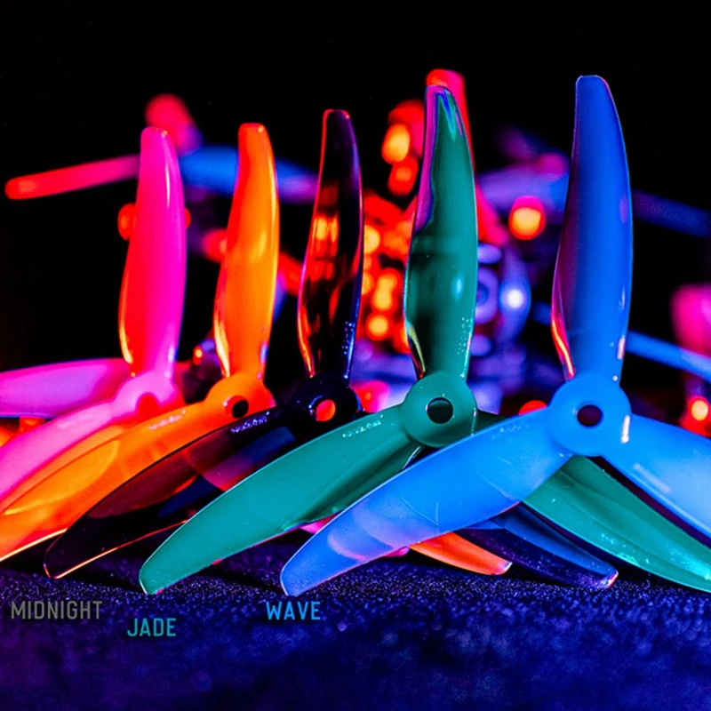 24PCS 51466 V2 FPV Propeller 5 Zoll 3 Klinge Propeller Drohnen Propeller Für FPV RC Racing Drone A