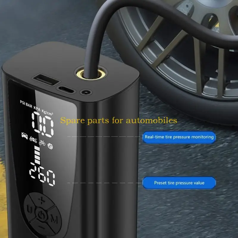 

H58F Мотоцикл Электрический воздушный компрессор со светодиодным надувным насосом