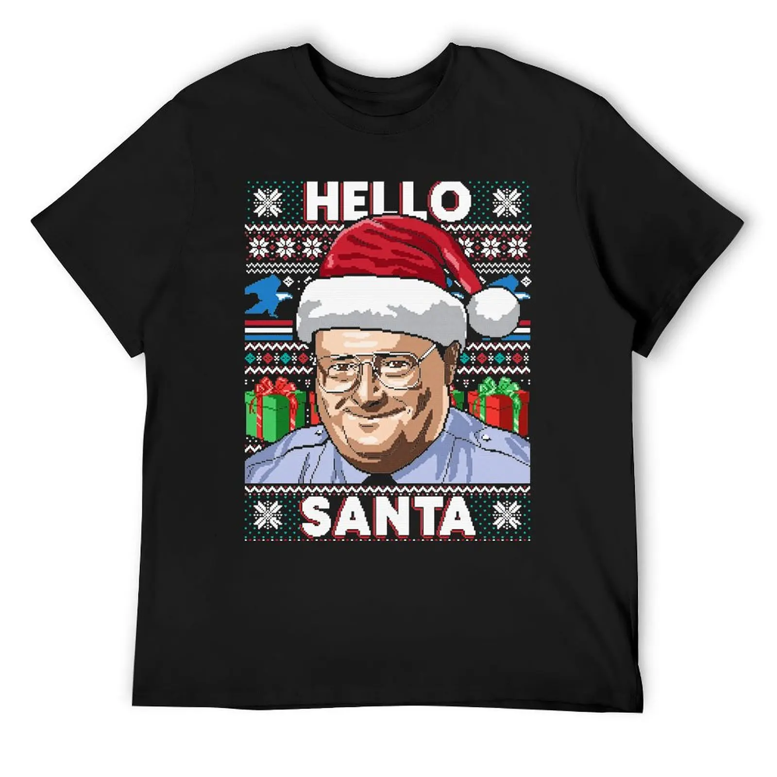 

Hello Santa T-Shirt funny meme t-shirts basketball graphic tees oversized t shirt football t shirt Men's clothing