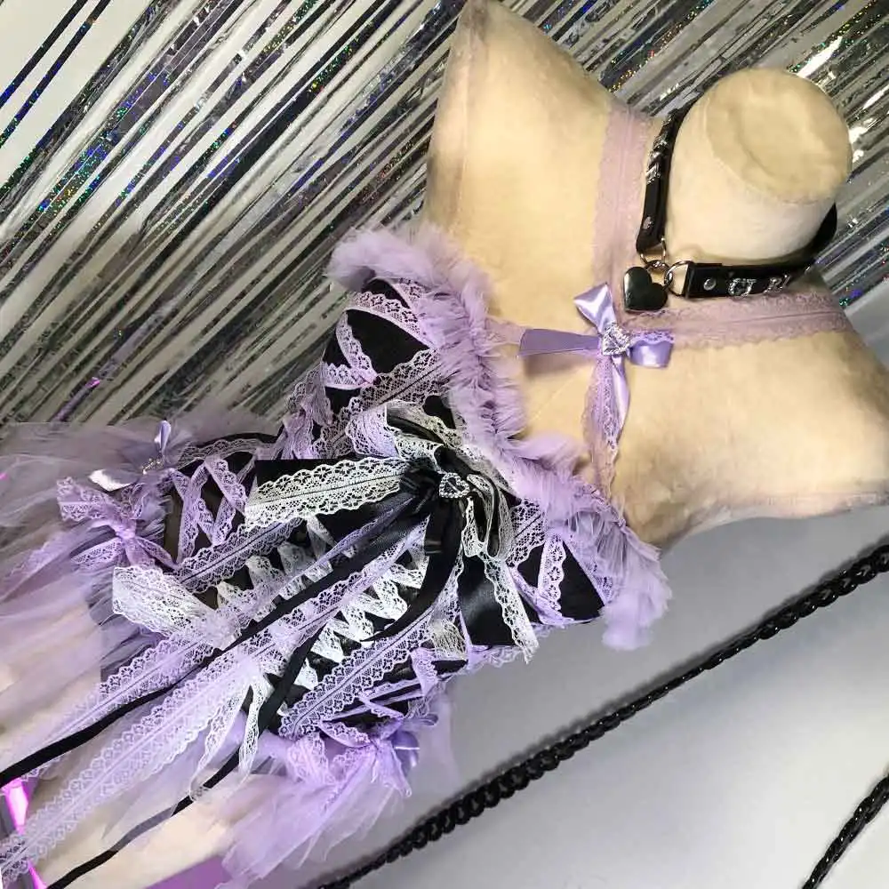 E-Girls Vintage 90s Heart Eco Grunge Kawaii Harajuku Y2K Lace TOPS Gothic Dress DIY Emo Bow Punk Rock Hand Made Goth