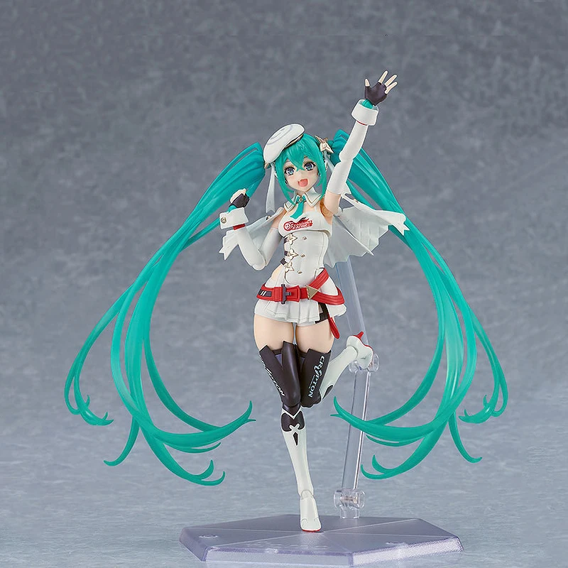 Original MF Max Factory Figma SP-161 Racing Miku 15CM Anime Action Figures Hatsune Miku Collectible Model Statue Decoration Gift