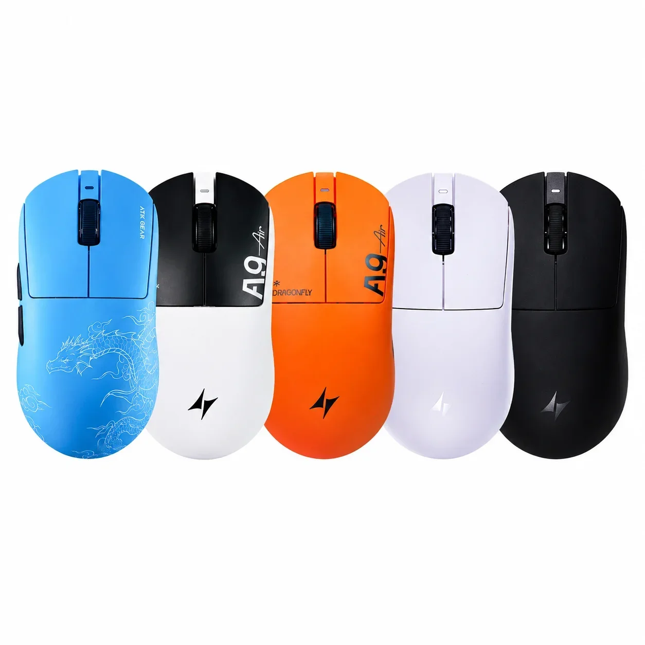 Atk Dragonfly A9 Air Ultimate+ Leviathan Co-Branded Wireless Gaming Mouse Paw3955master 47g Lightweight 8k Polling Rate Mouse