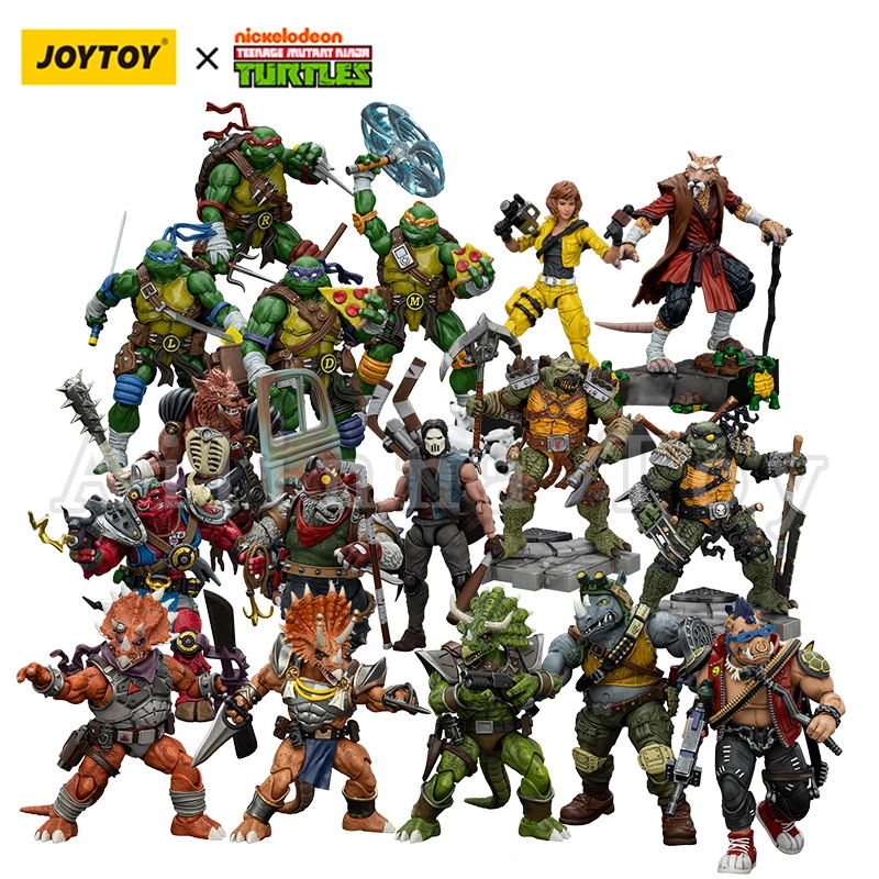 

JOYTOY 1/18 Фигурка Черепашки Микеланджело Донатоло Леонардо Рафаэль Аниме Игрушка