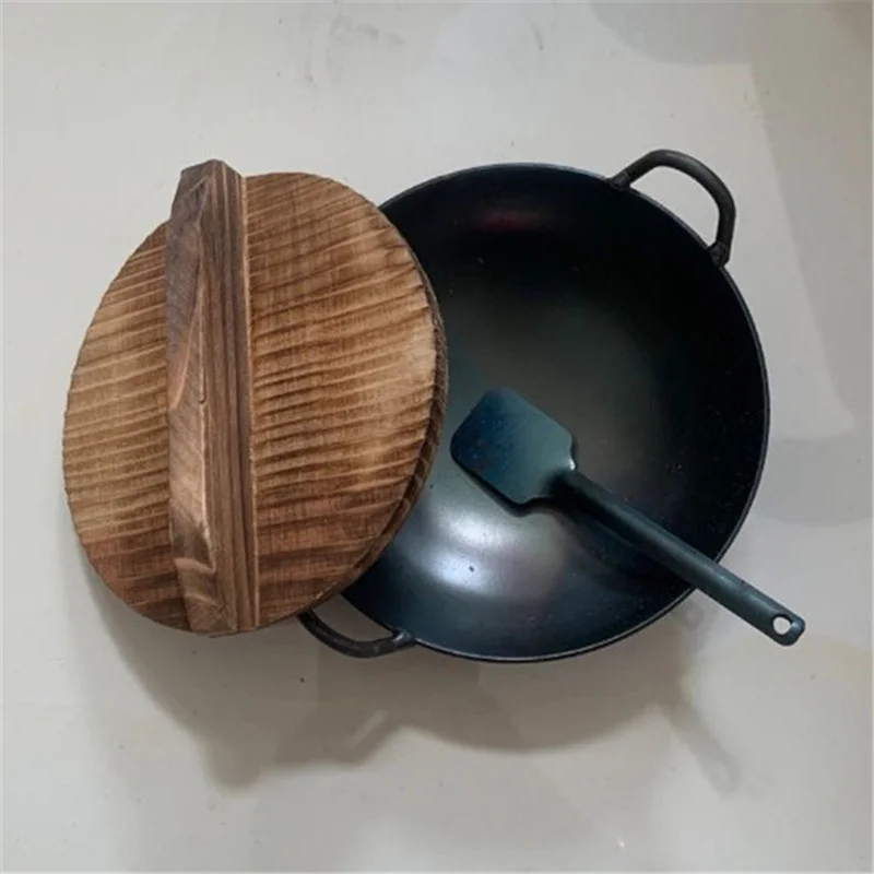 Doll House Mini Real Cooking Pan/lid Model Decorative Accessories For Doll House Kitchen Furniture