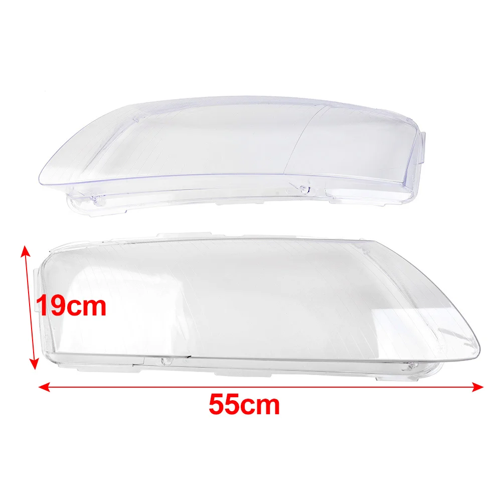 2Pcs Car Headlight Headlamp Clear Lens Cover Shade Shell For Audi A6 C6 2006 2007 2008 2009 2010 2011 4F0941003 4F0941004