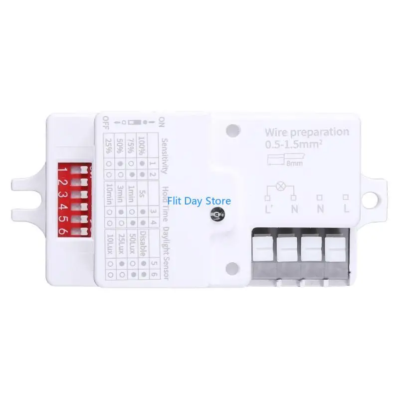 F92C AC 220V-240V/50Hz Microwave للكشف عن حركة جسم مستشعر الرادار لضوء LED