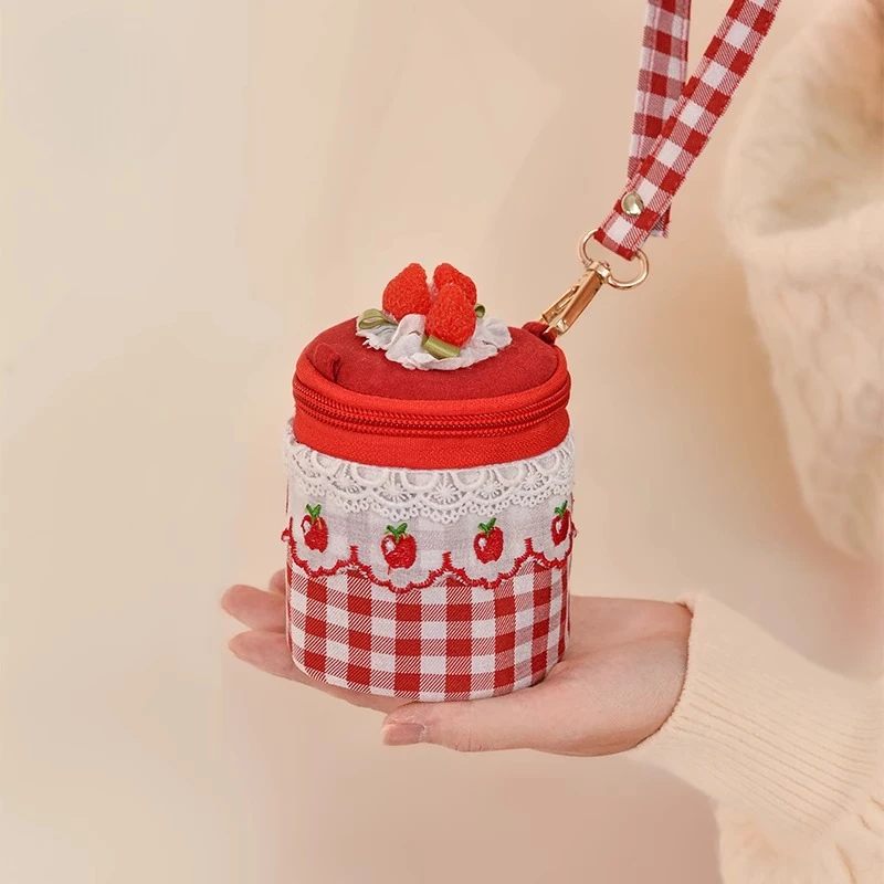 

Strawberry Plaid Bag Original Canvas Sac Femme Fashion Ins Bolsos De Mujer Purses Bolso Shoulder Crossbady Bags for Woman