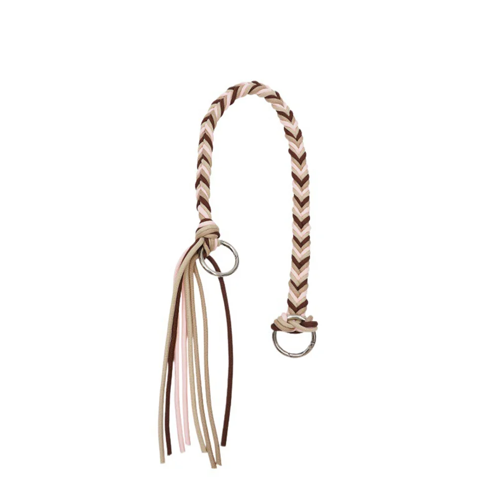 

59CM Length Handmade Fringe Purse Strap Woven Braided Bag Shoulder Belt Replacement For Hand-woven Underarm DIY Shoulder Strap