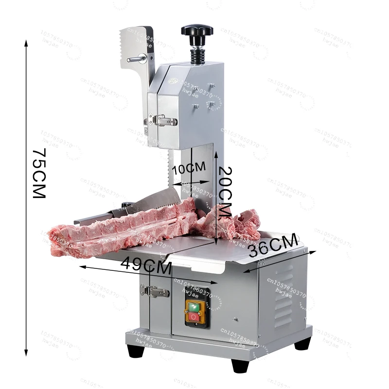 Heavy Automatic Frozen Bone Saw Electric Used Meat and Bone Saw Meat Fish Cutting Machine Automatic Bone Cutting Machine