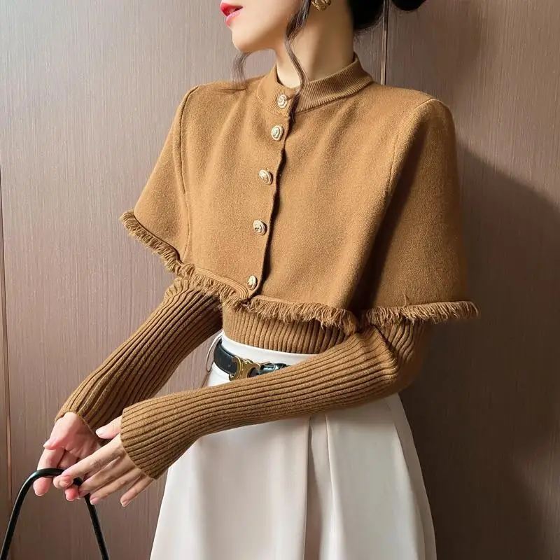 

New Winter Soft and Glutinous Top Long-sleeved Knitted Jacket